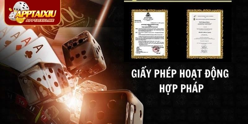 Giấy phép hoạt động của USBET rõ ràng, minh bạch